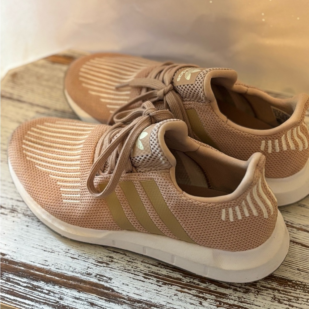 Adidas pink and gold Running Shoes